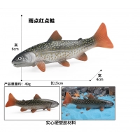 Simulated Tropical Marine Fish Model Toy Red Dot Salmon Home Aquarium Decoration