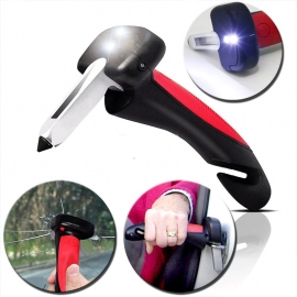 Emergency Glass Breaker Auto bar Support Cane Handle Aid Stand Grab Bar Door SupportCar SeatBelt Cutter